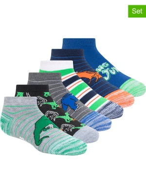 Skechers Skarpety (6 par) w kolorze biało-szaro-niebieskim rozmiar: 36-38