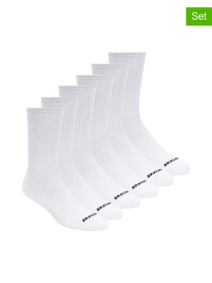 Skechers Skarpety (6 par) w kolorze białym rozmiar: 43-46