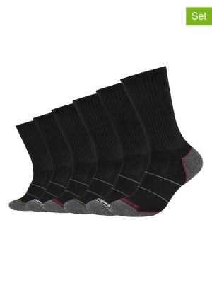 Skechers Skarpety (6 par) w kolorze czarnym rozmiar: 41-46