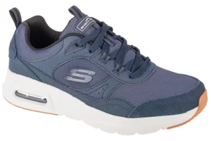 Skechers Skech-Air Court - Homegrown 232646-NVBK, Męskie, Granatowe, buty sneakers, skóra zamszowa, rozmiar: 42