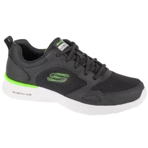 Skechers Skech-Air Dynamight 232292-BKLM, Męskie, Czarne, buty sneakers, tkanina, rozmiar: 42,5