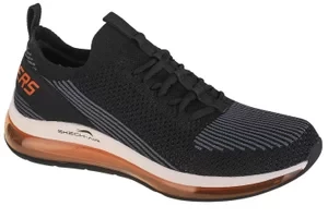 Skechers Skech-Air Element 2.0 232142-BKOR, Męskie, Czarne, buty sneakers, przewiewna siateczka, rozmiar: 47,5