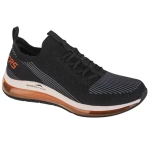 Skechers Skech-Air Element 2.0 232142-BKOR, Męskie, Czarne, buty sneakers, przewiewna siateczka, rozmiar: 47,5