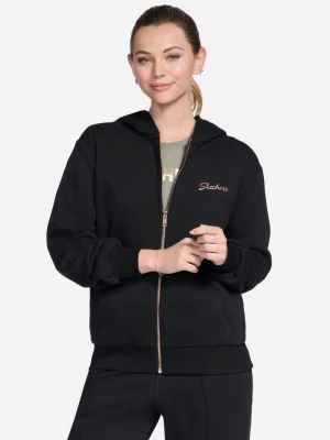 Skechers SKECH SWEATS Signature Full Zip bluza z kapturem - Czarny