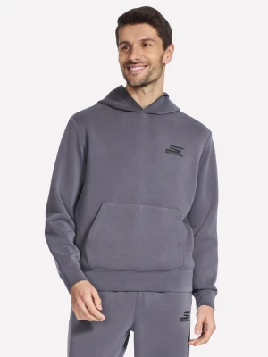 Skechers SKECHCLOUD Elevate bluza z kapturem - Czarny/Grafitowy