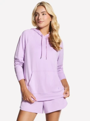 Skechers SKECHDREAM bluza z kapturem - Bialy/Srebrny