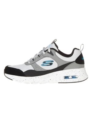 Skechers Skórzane sneakersy "Air Court Yatton" w kolorze czarno-biało-szarym rozmiar: 42