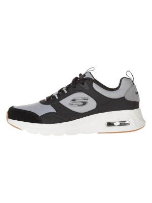 Skechers Skórzane sneakersy "Air Court Yatton" w kolorze szaro-czarnym rozmiar: 43