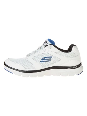 Skechers Skórzane sneakersy "Flex Advantage 4.0" w kolorze białym rozmiar: 46