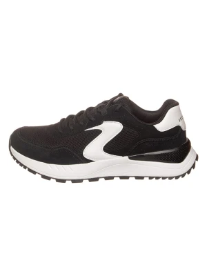 Skechers Skórzane sneakersy "Fury - Fury Lace Low" w kolorze czarno-białym rozmiar: 42,5
