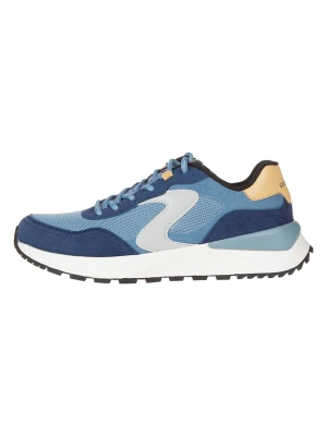 Skechers Skórzane sneakersy "Fury Fury" w kolorze granatowo-błękitnym rozmiar: 44