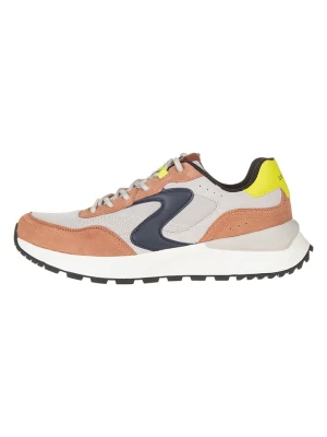 Skechers Skórzane sneakersy "Fury Fury" w kolorze szaro-jasnobrązowym rozmiar: 41