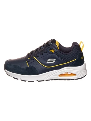 Skechers Skórzane sneakersy "Uno - Retro One" w kolorze granatowym rozmiar: 42,5