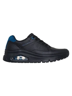 Skechers Skórzane sneakersy "Uno Icon" w kolorze czarnym rozmiar: 45