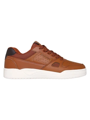 Skechers Skórzane sneakersy w kolorze jasnobrązowym rozmiar: 41