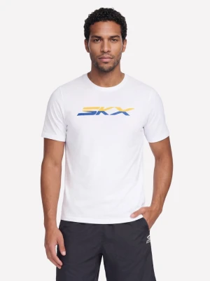 Skechers SKX krótkie Sleeve koszulka - Bialy