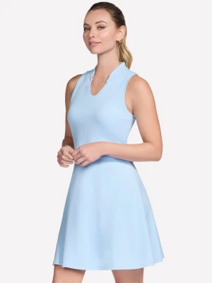 Skechers Sleeveless Birdie Dress - Bialy/Jasny Szary