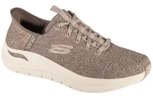 Skechers Slip-ins: Arch Fit 2.0 - Look Ahead 232462-TPE, Męskie, Szare, buty sportowe, przewiewna siateczka, rozmiar: 41