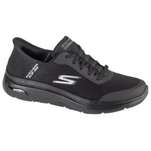 Skechers Slip-ins: Arch Fit 2.0 - Simplicity 2 216602-BBK, Męskie, Czarne, buty sportowe, przewiewna siateczka, rozmiar: 41