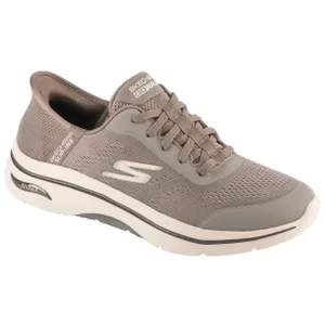 Skechers Slip-ins: Arch Fit 2.0 - Simplicity 2 216602-BRN, Męskie, Brązowe, buty sportowe, przewiewna siateczka, rozmiar: 42,5