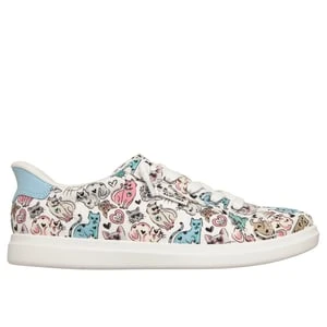 Skechers Slip-ins: BOBS D'Vine -Meow Woww - Biały/Wielokolorowy