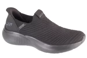 Skechers Slip-Ins Bobs Infinity - Daily 117508-BBK, Damskie, Czarne, buty sneakers, tkanina, rozmiar: 36