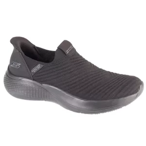 Skechers Slip-Ins Bobs Infinity - Daily 117508-BBK, Damskie, Czarne, buty sneakers, tkanina, rozmiar: 36