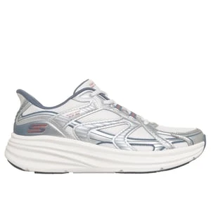 Skechers Slip-ins: BOBS Skillz - Kick It - Bialy/Srebrny beżowy
