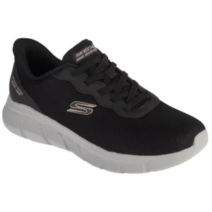 Skechers Slip-ins: BOBS Sport B Flex - Flex Lucy 117324-BLK, Damskie, Czarne, buty sneakers, tkanina, rozmiar: 39