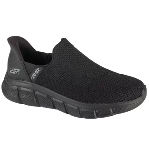 Skechers Slip-Ins: Bobs Sport B Flex - Resilient Edge 118306-BBK, Męskie, Czarne, buty sneakers, tkanina, rozmiar: 41