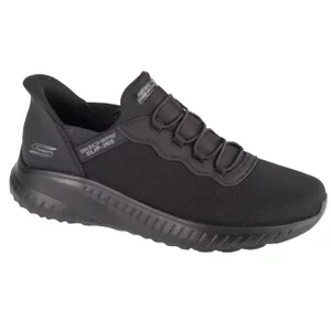 Skechers Slip-Ins: BOBS Sport Squad Chaos 118300-BBK, Męskie, Czarne, buty sneakers, tkanina, rozmiar: 42,5