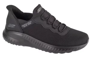 Skechers Slip-Ins: BOBS Sport Squad Chaos 118300-BBK, Męskie, Czarne, buty sneakers, tkanina, rozmiar: 45