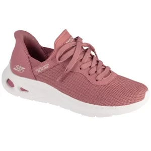 Skechers Slip-Ins Bobs Sport Unity - Pinch Of Luck 117509-BLSH, Damskie, Różowe, buty sneakers, tkanina, rozmiar: 36