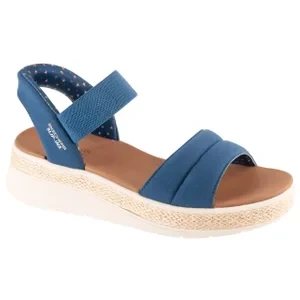 Skechers Slip-Ins: BOBS Sun Ray 114413-NVY, Damskie, Granatowe, sandały, tkanina, rozmiar: 36