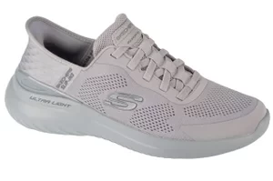 Skechers Slip-Ins: Bounder 2.0 - Emerged 232459-GRY, Męskie, Szare, buty sneakers, przewiewna siateczka, rozmiar: 40