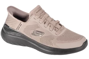 Skechers Slip-Ins: Bounder 2.0 - Emerged 232459-TPBK, Męskie, Beżowe, buty sneakers, przewiewna siateczka, rozmiar: 40