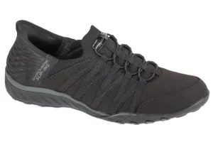 Skechers Slip-ins: Breathe Easy - Roll With Me 100593-BBK, Damskie, Czarne, buty sneakers, tkanina, rozmiar: 36