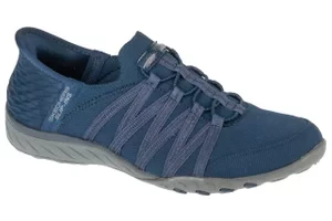 Skechers Slip-ins: Breathe Easy - Roll With Me 100593-NVY, Damskie, Granatowe, buty sneakers, tkanina, rozmiar: 36