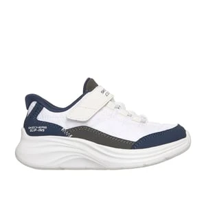 Skechers Slip-ins: Comfy Sprints - Cozy Fit - Bialy/Granatowy