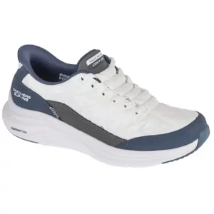 Skechers Slip-ins: Contour Foam - Cozy Fit 150404-WNV, Damskie, Białe, buty sneakers, tkanina, rozmiar: 36