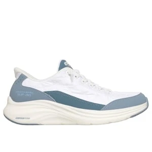 Skechers Slip-ins: Contour Foam - Cozy Fit - Bialy/Jasny Niebieski