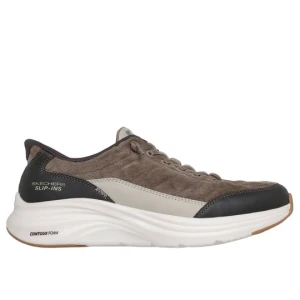 Skechers Slip-ins: Contour Foam - Cozy Fit Cordelux - Oliwkowy