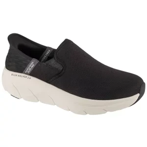 Skechers Slip-ins: D'Lux Walker 2.0 - Reeler 232463-BLK, Męskie, Czarne, buty sneakers, przewiewna siateczka, rozmiar: 40