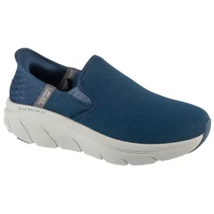 Skechers Slip-ins: D'Lux Walker 2.0 - Reeler 232463-NVY, Męskie, Granatowe, buty sneakers, przewiewna siateczka, rozmiar: 44
