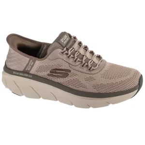 Skechers Slip-ins: D'Lux Walker 2.0 - Rezinate 232446-TPE, Męskie, Beżowe, buty sneakers, przewiewna siateczka, rozmiar: 40