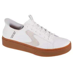 Skechers Slip-ins: Eden LX - Strando 232448-WNT, Męskie, Białe, buty sneakers, tkanina, rozmiar: 41
