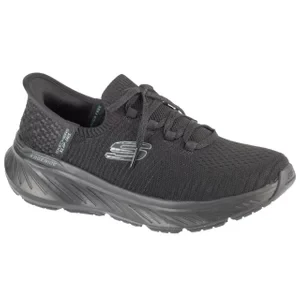Skechers Slip-Ins: Edgeride - Impression 150470-BBK, Damskie, Czarne, buty sneakers, tkanina, rozmiar: 36