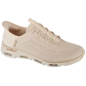 Skechers Slip-Ins: Glide-Step Gratify - Pace 104610-NTGD, Damskie, Beżowe, buty sneakers, tkanina, rozmiar: 36