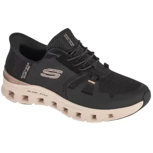 Skechers Slip-Ins: Glide-Step Pro - Radiant Stride 150438-BKRG, Damskie, Czarne, buty sneakers, tkanina, rozmiar: 36