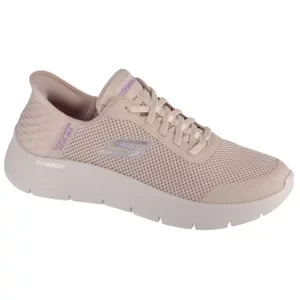 Skechers Slip-Ins: GO WALK Flex - Grand Entry 124836-OFWT, Damskie, Beżowe, buty sneakers, tkanina, rozmiar: 36